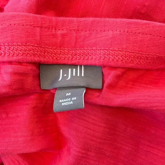 J Jill Pink Lightweight Cotton Knee-Length Skirt Size M - Picture 5 of 6